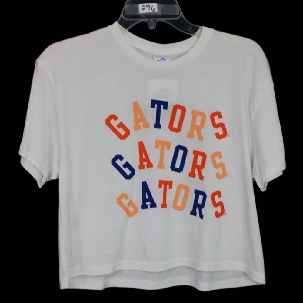 SUMMIT IDEAL CROP TOP GATORS GATORS GATORS SIZE M NWT
